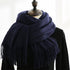Solid color cashmere scarf fashion tassel scarf